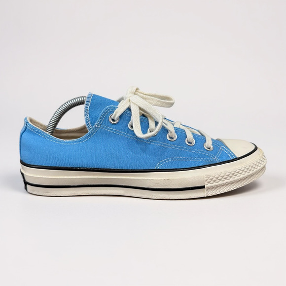 Converse Shoes - Converse Chuck 70 OX Blue Canvas Sneakers Women 9 Men 7 Classic Low Top Unisex